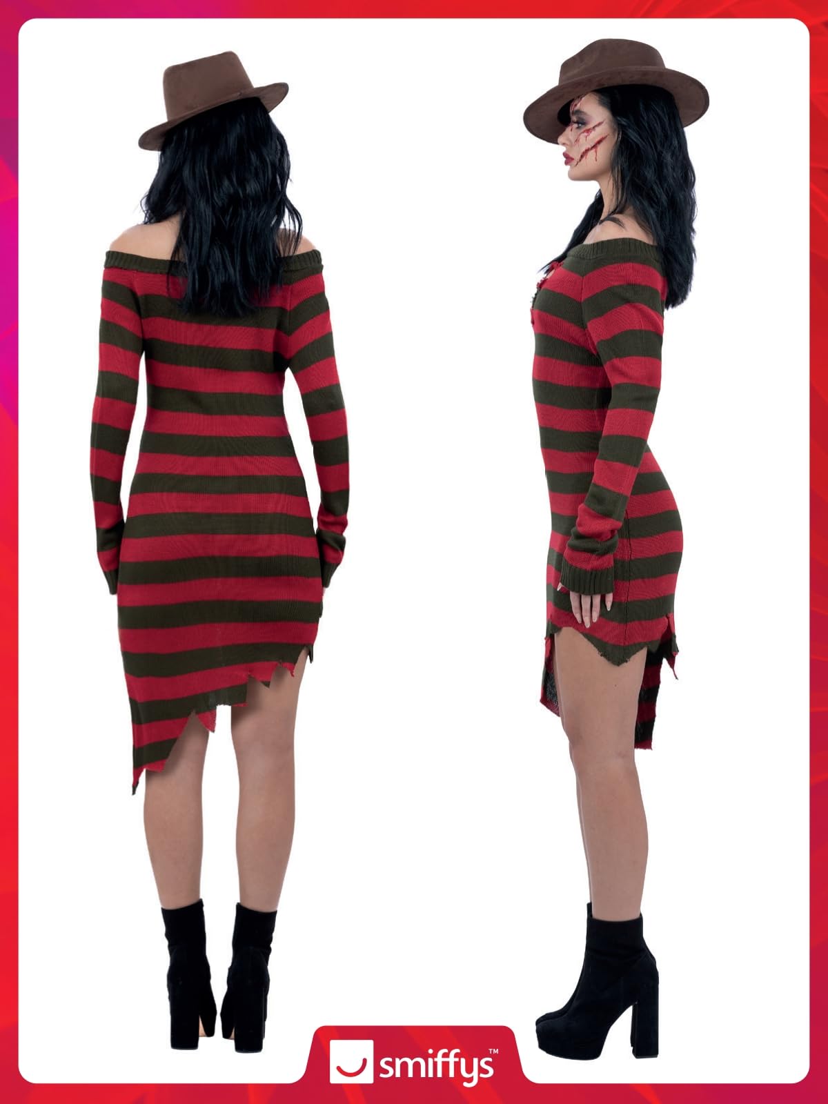 Smiffys Freddy Krueger Costume - Women's Size 10
