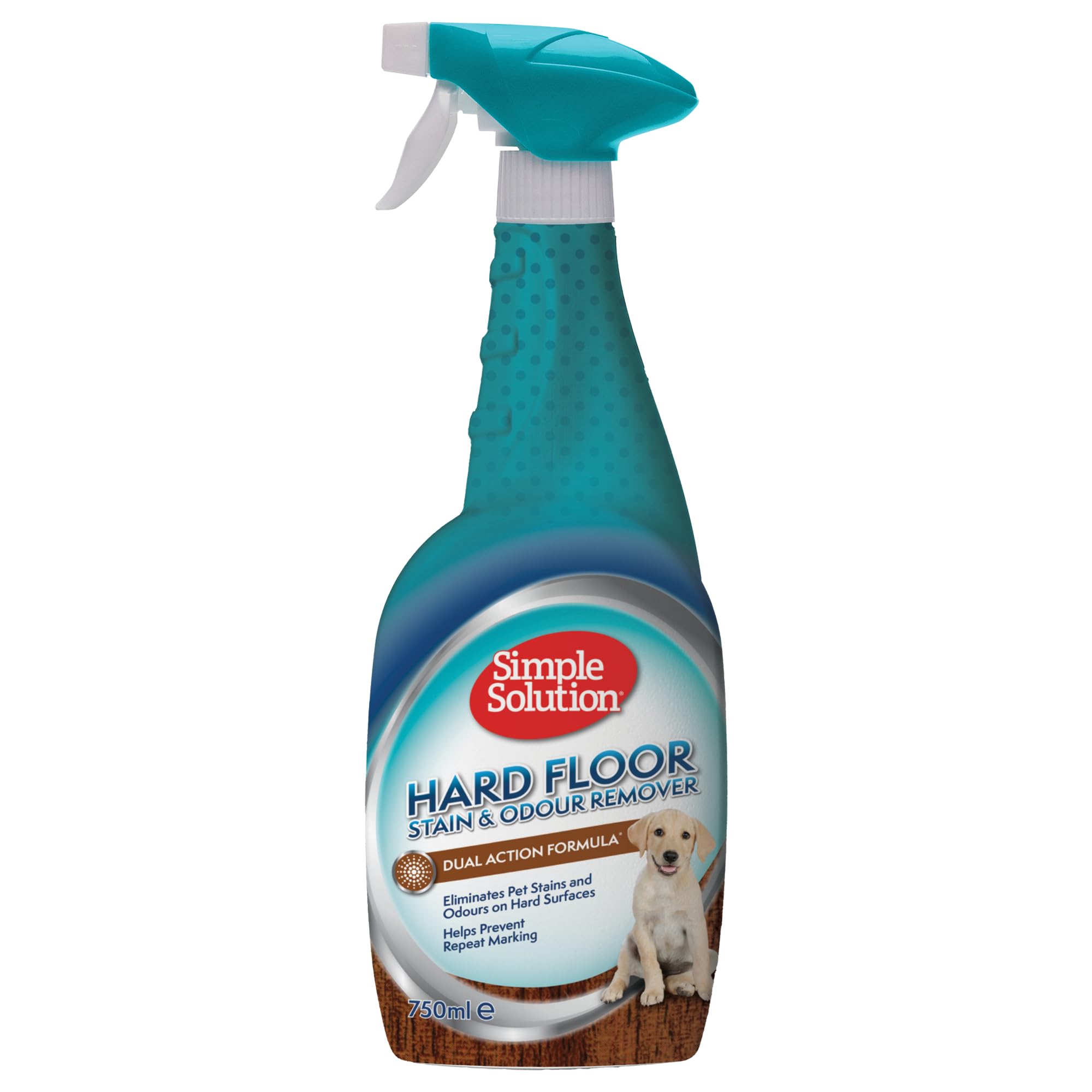 Simple Solution Hard Floor Pet Stain and Odour Remover - Dual Action Cleaner | 750 ml | Vanilla Scent
