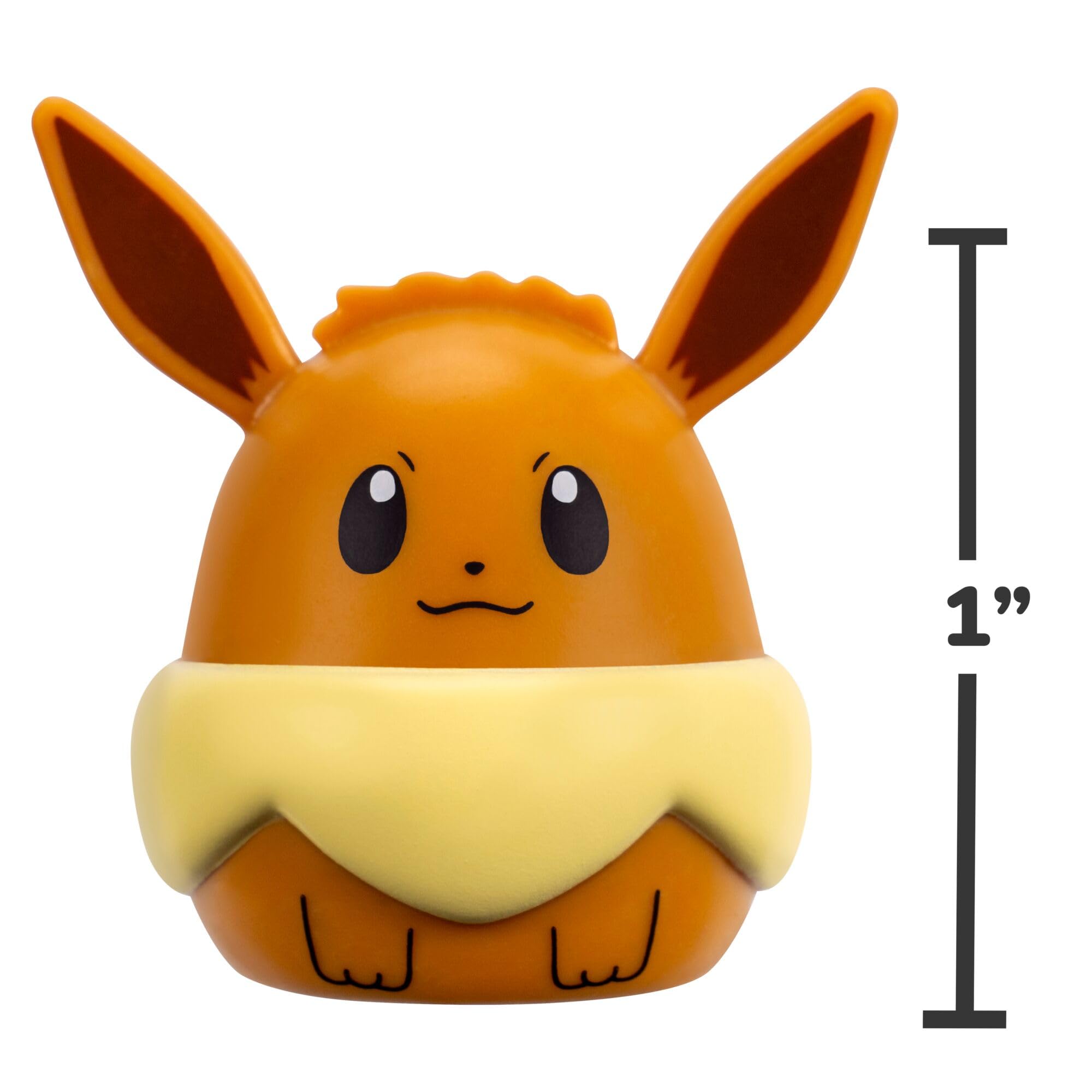 Squish-a-longs Pokémon Mini-Squish 6-Pack (Pikachu, Gengar, Snorlax, Eevee) | Plastic Collectibles | Age 6+ 4