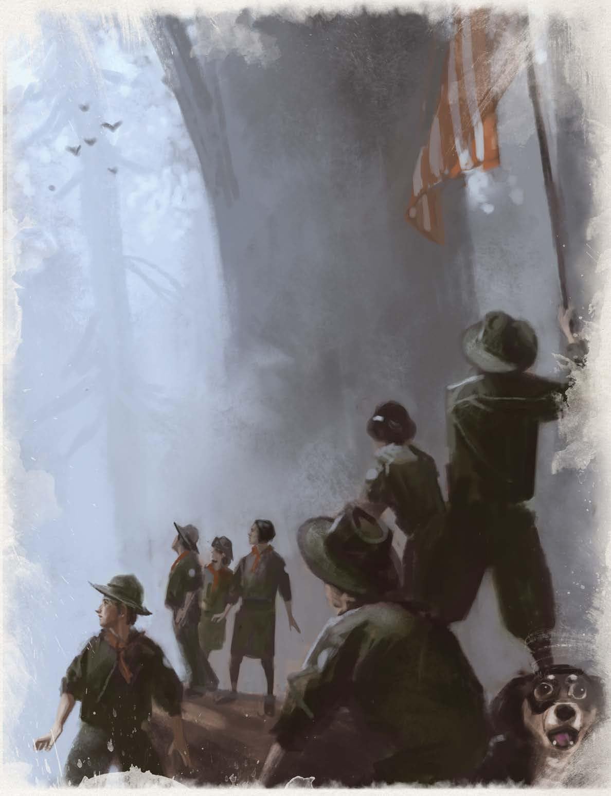 Call Of Cthulhu: Campfire Tales - Scouts Against Cthulhu Board Game | Ages 14+ | Multicolor
