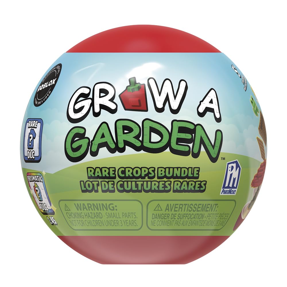 Grow A Garden Rare Crops Bundle - Series 1 Mini Surprise Sphere | Includes Roblox DLC 1