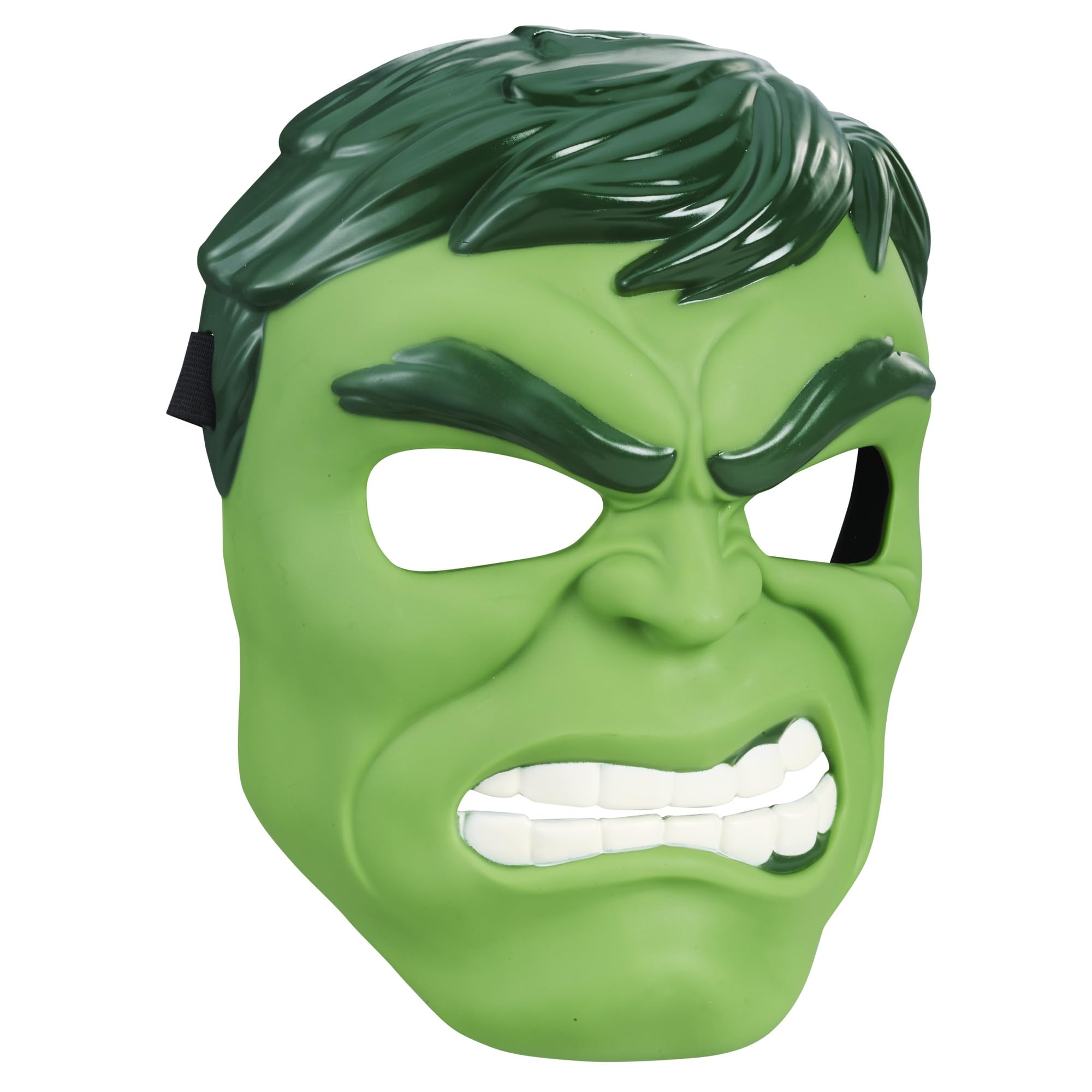 Marvel Hulk Roleplay Mask - Green Plastic, Adjustable Strap, Ages 5+ | Hasbro 1