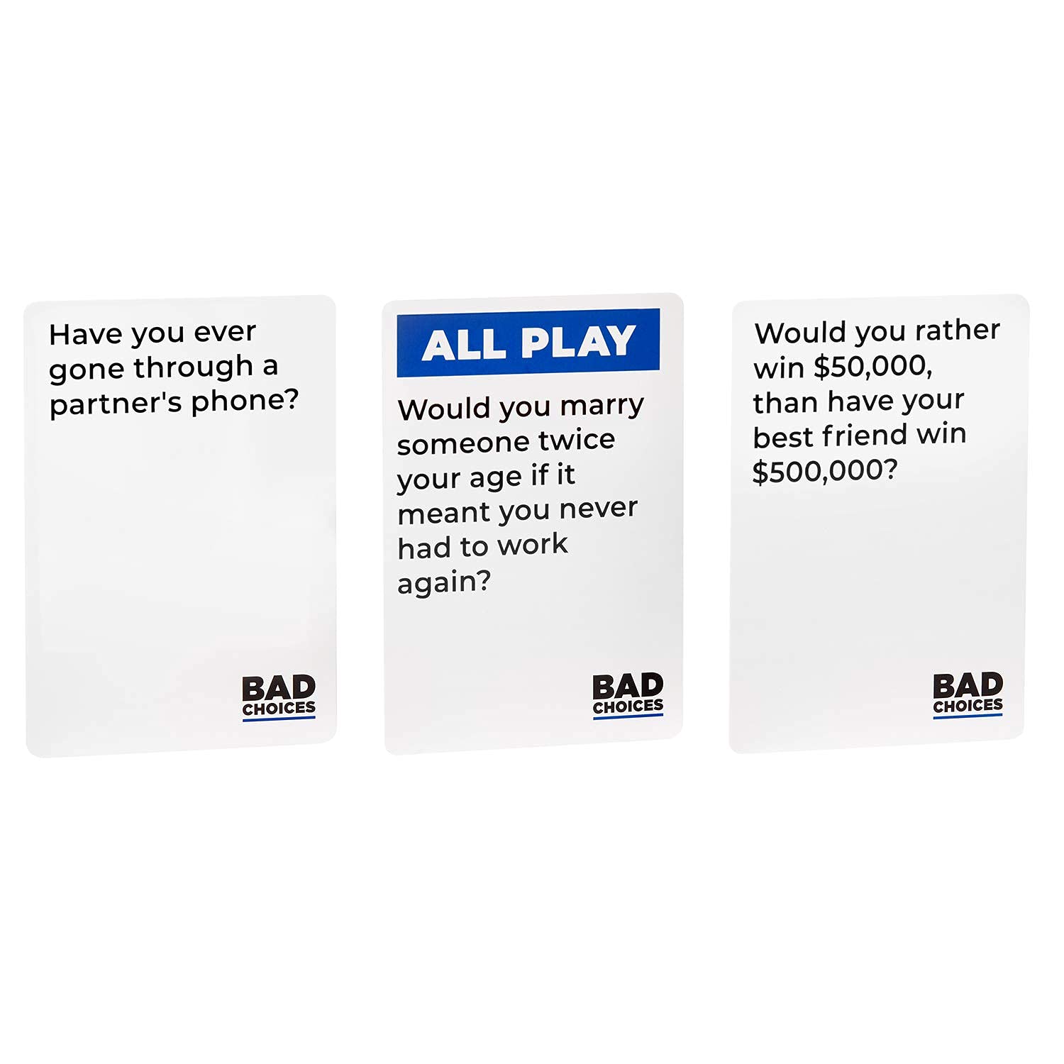 BAD CHOICES Party Game - Adult Card Game with After Dark Edition | Ages 15+ | 3+ Players | 20-45 Min Playtime 5