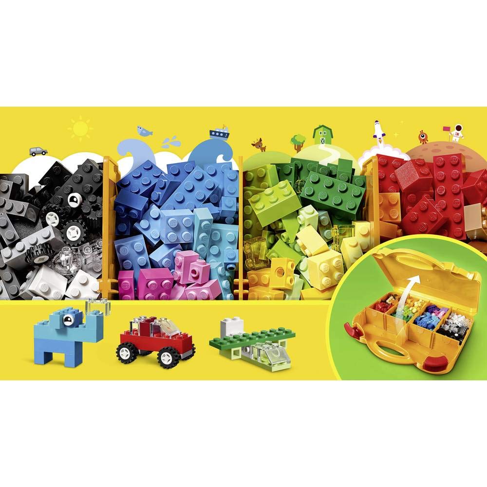 LEGO Classic Kreativ-Koffer 10713 – Tragbares Bauset für Kinder ab 4 Jahren 3