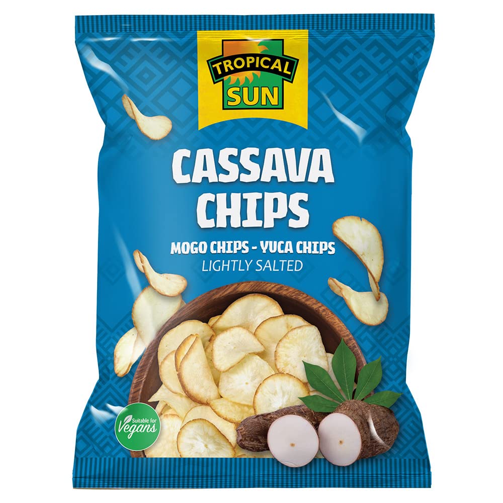 Tropical Sun Salted Cassava Chips Multipack - 6 x 80g Bags 1