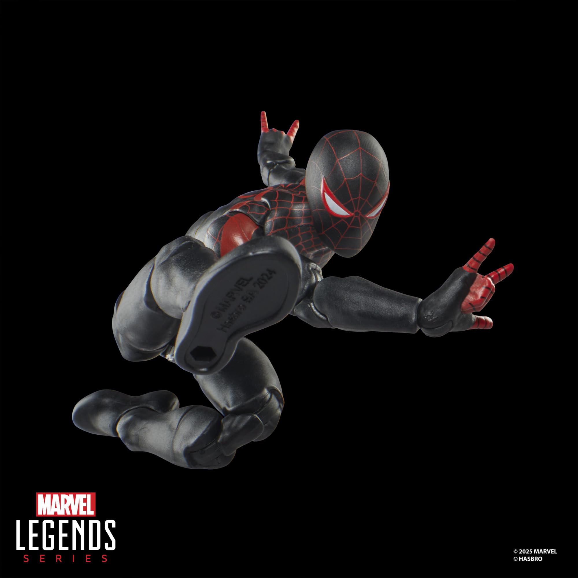 Marvel Legends Ultimate Miles Morales Spider-Man Action Figure - 6 Inch Collectible with Comic Accessories 6