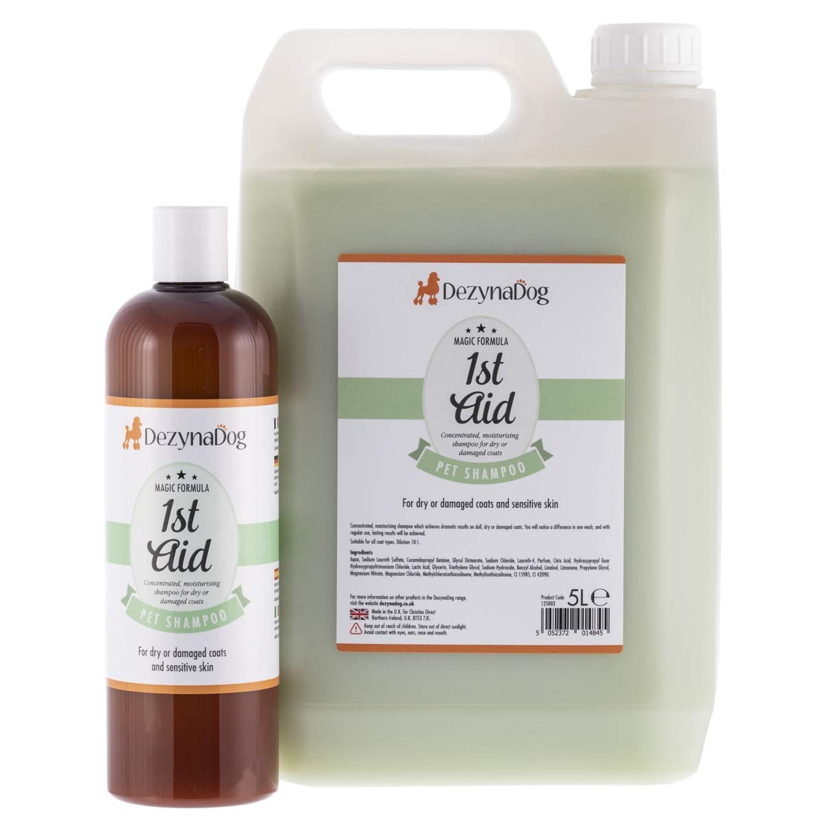Dezynadog Magic Formula 1st Aid Medicated Dog Shampoo - Soothes Itchy Skin | 500 ml | Moisturizing 2