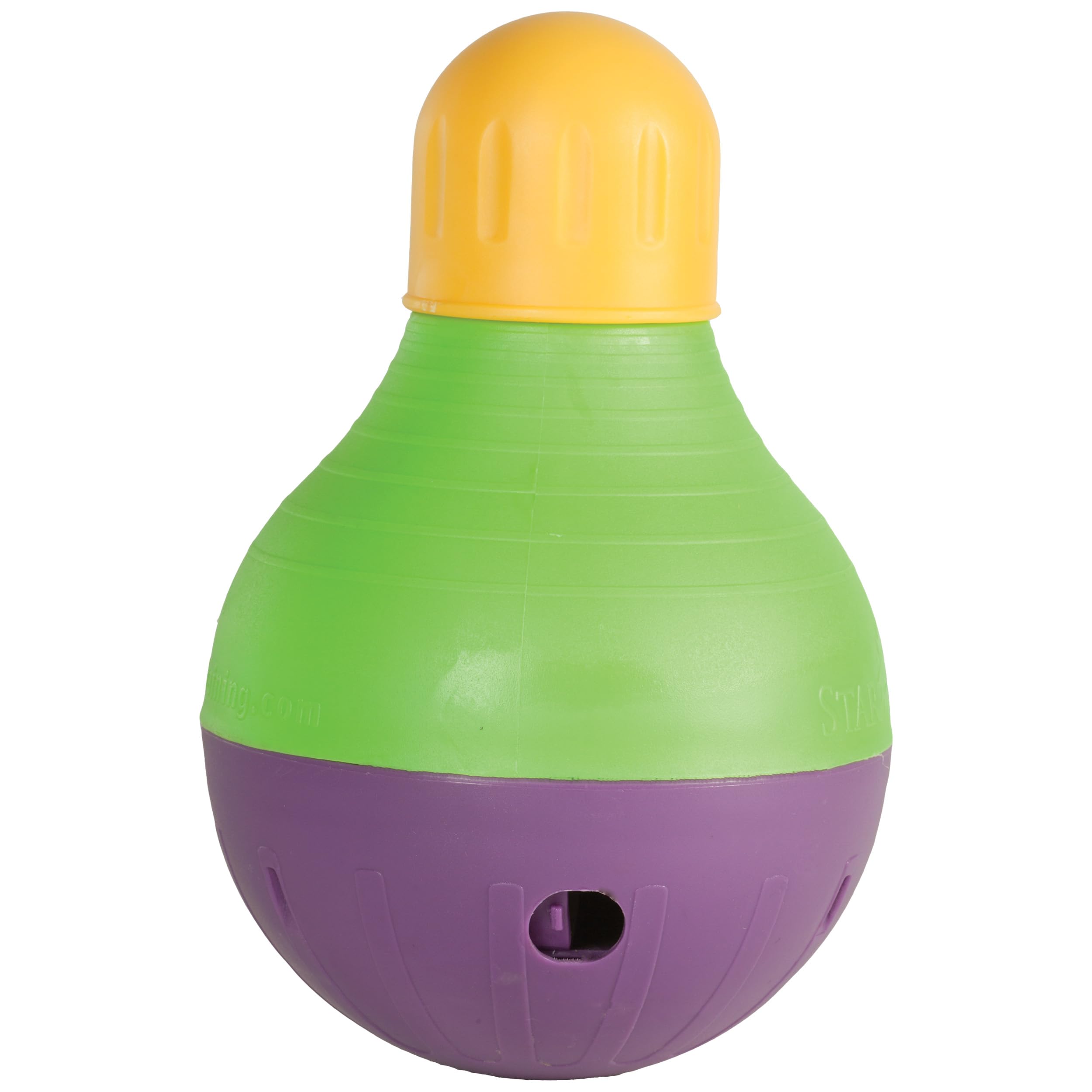 STARMARK Bob-a-Lot Interactive Dog Toy - Treat Dispensing, Adjustable Difficulty, Large Size