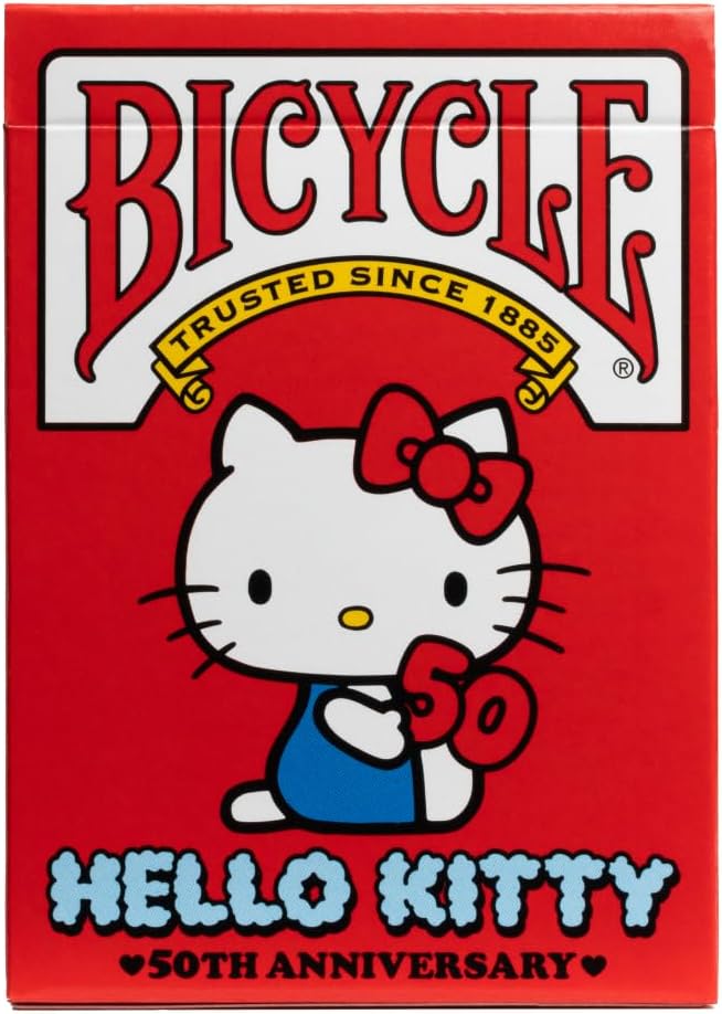 Bicycle Hello Kitty 50th Anniversary Playing Cards Deck for Collectors (10045364)