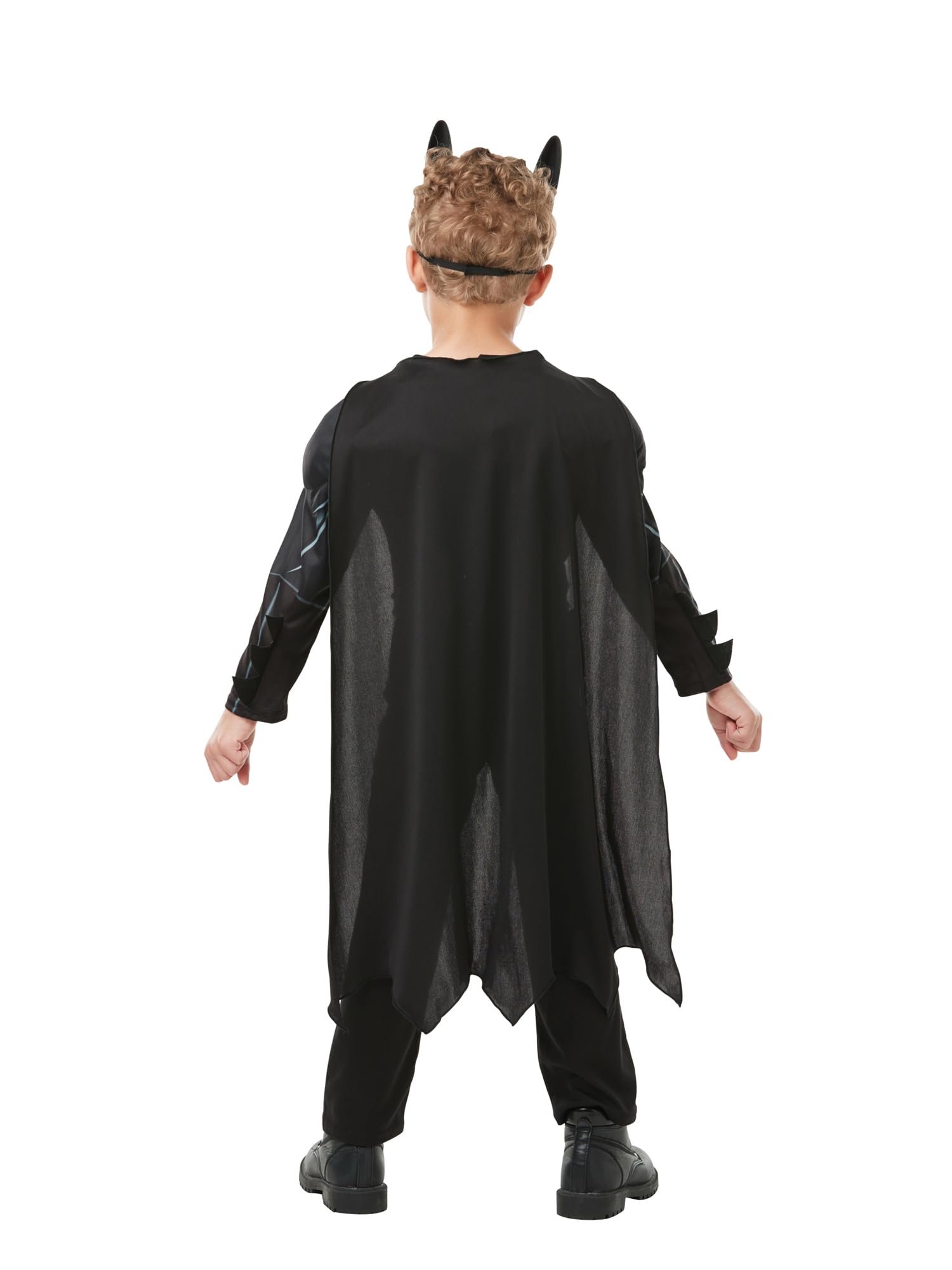 Rubies Batman Deluxe Padded Costume for Boys | Size 3-4 Years | Polyester 3