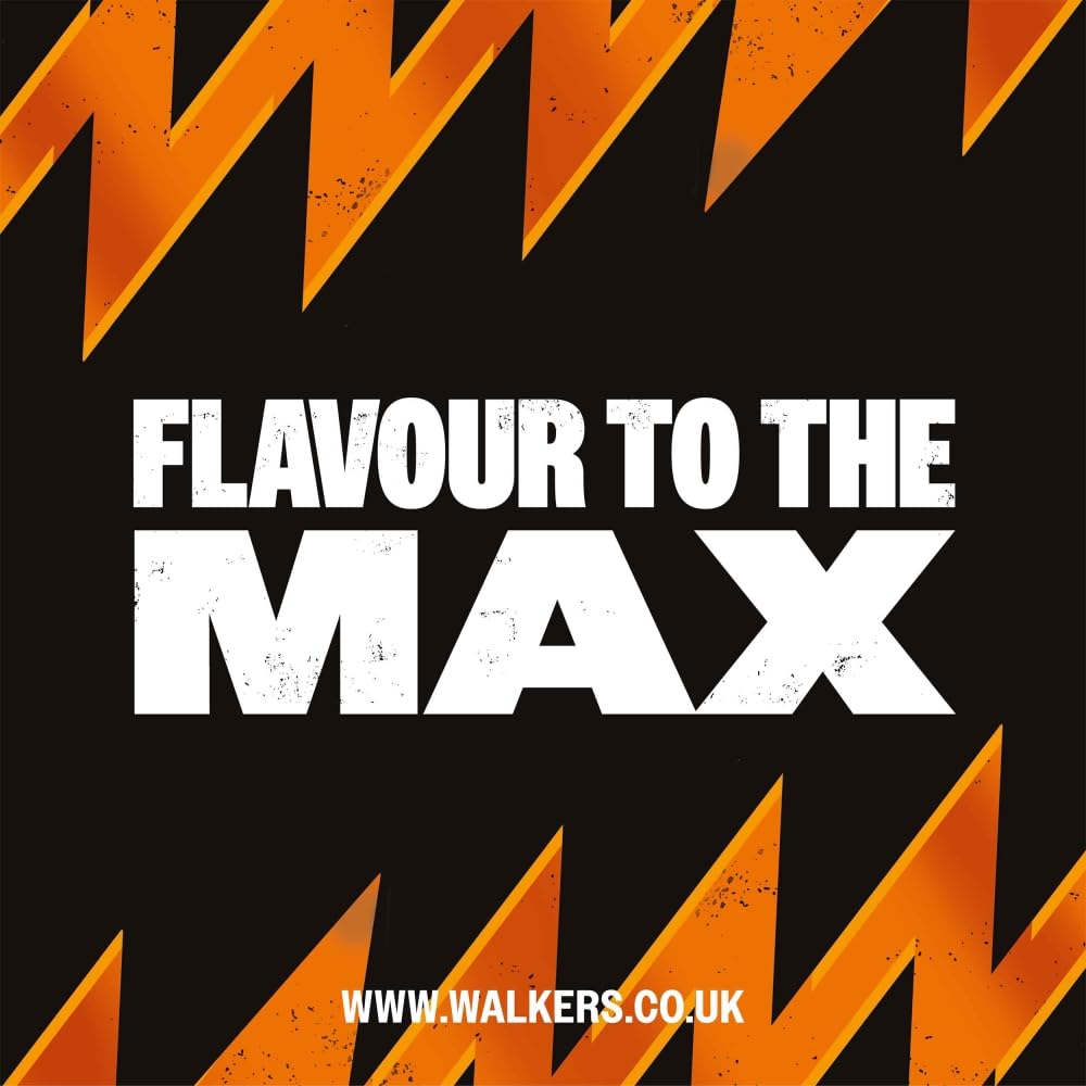 Walkers Max Punchy Paprika Sharing Crisps 140g 6