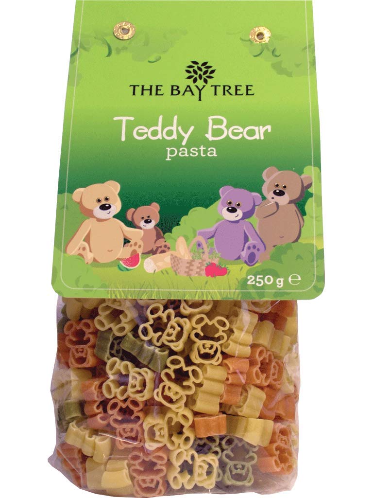 The Bay Tree Teddy Bear Pasta - Durum Wheat Semolina with Tomato & Spinach | 250g 1