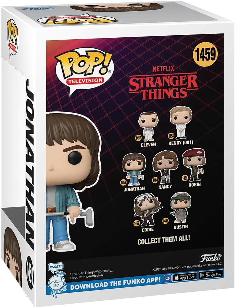 Funko Pop! TV Stranger Things - Jonathan Byers Vinyl Figure with Golf Club (72134)