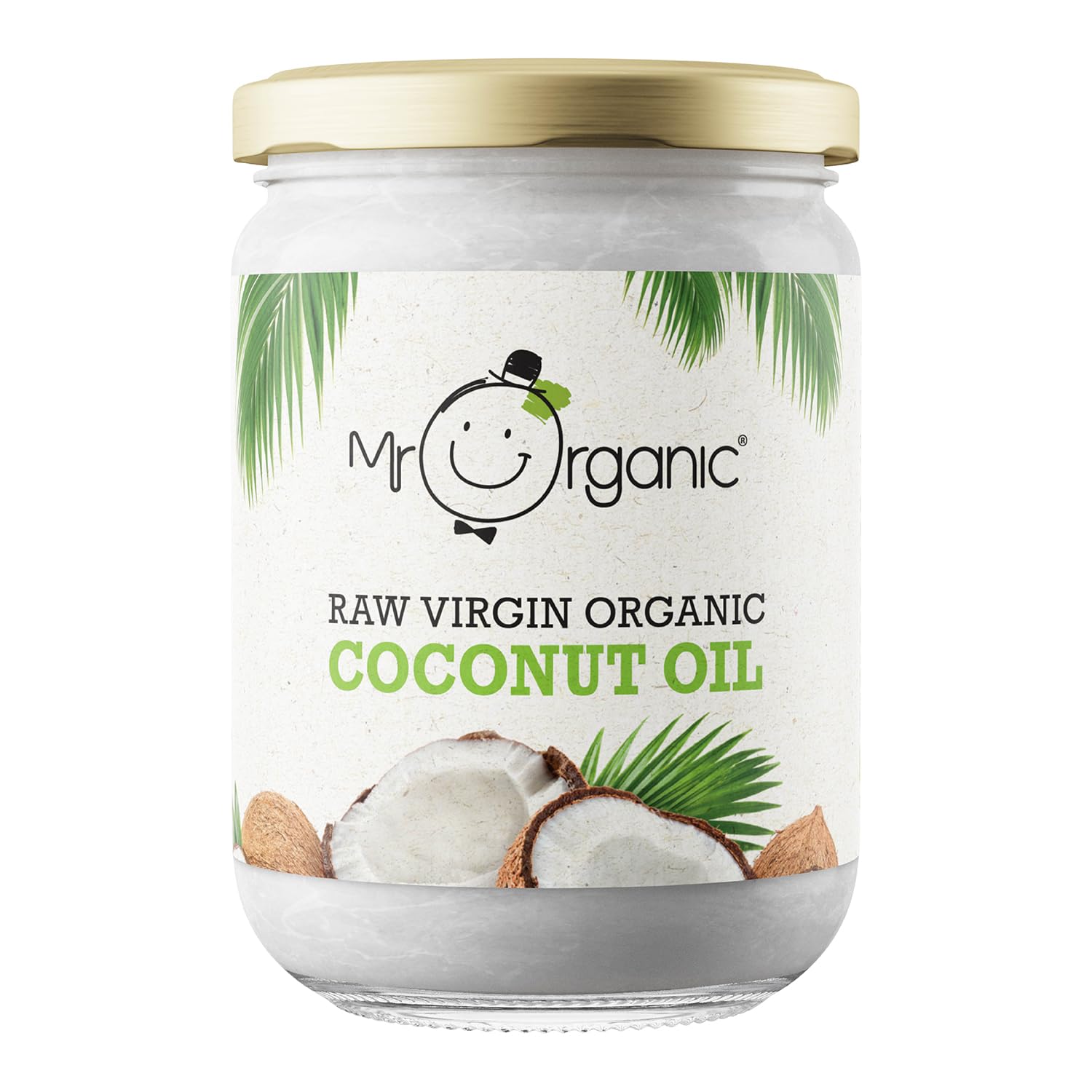 Mr Organic Raw Virgin Coconut Oil - 500ml | Organic, Vegan, Gluten-Free Cooking Oil 1