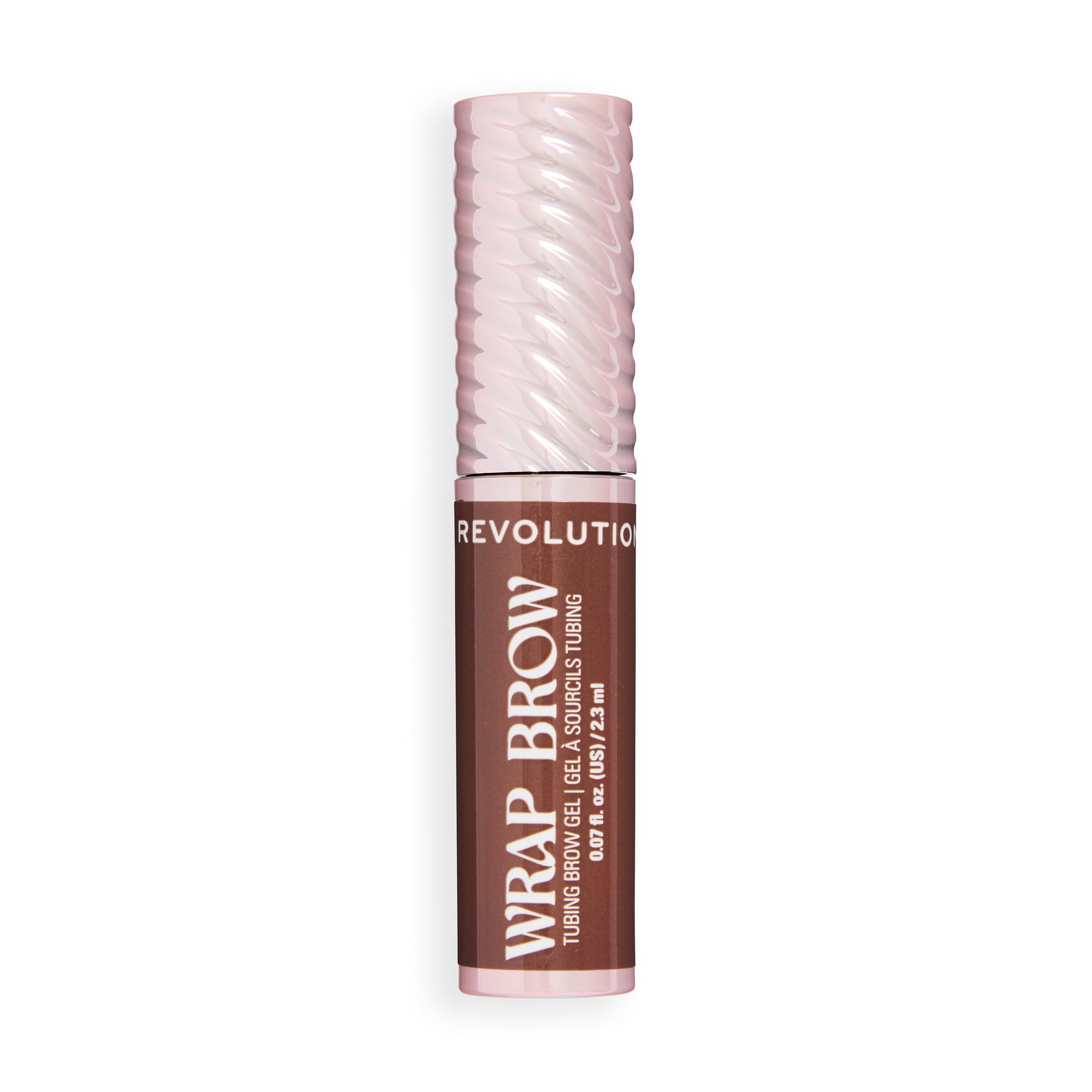 Revolution Beauty London Wrap Brow Tubing Gel - Shape & Sculpt, Dark Brown | Water-Resistant | 2.3 ml