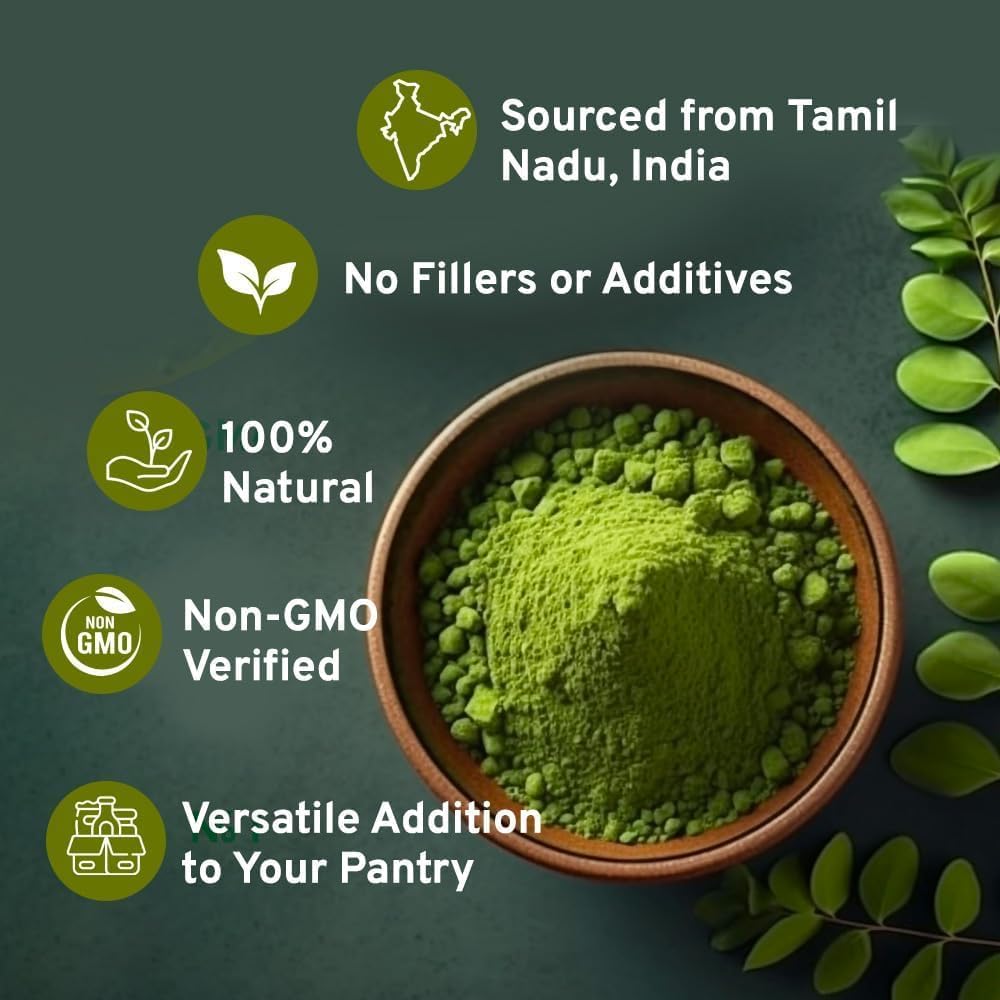 HANDPICK Moringa Powder (500g) - Pure Moringa Oleifera Leaves | Non-GMO, Gluten-Free | Resealable Pouch for Smoothies, Tea & Cooking 7