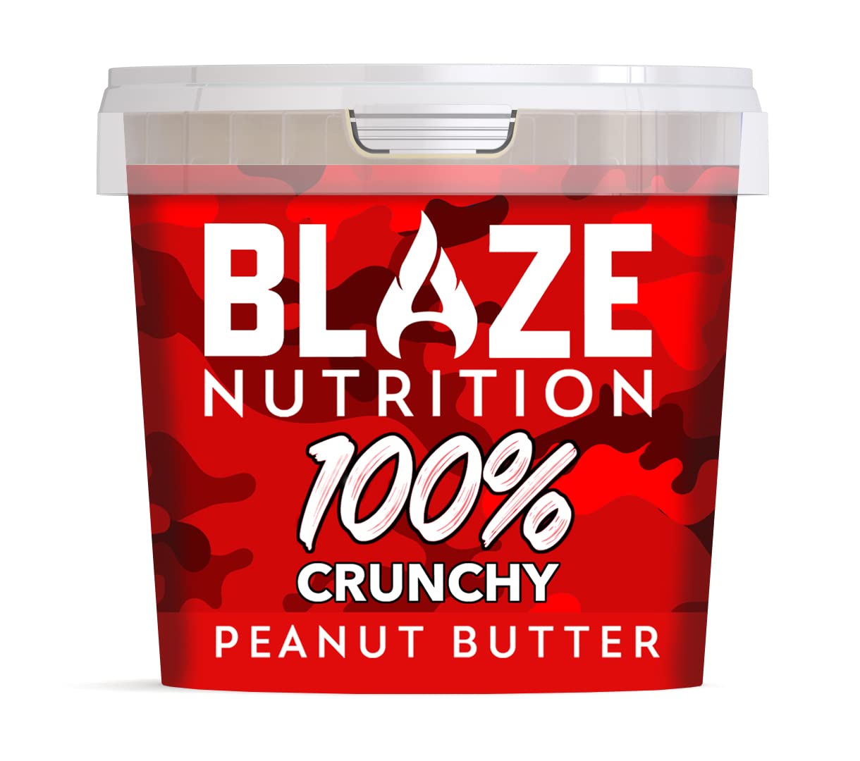Blaze Nutrition Crunchy Peanut Butter - 1kg, 30% Protein, 100% Roasted Peanuts 1