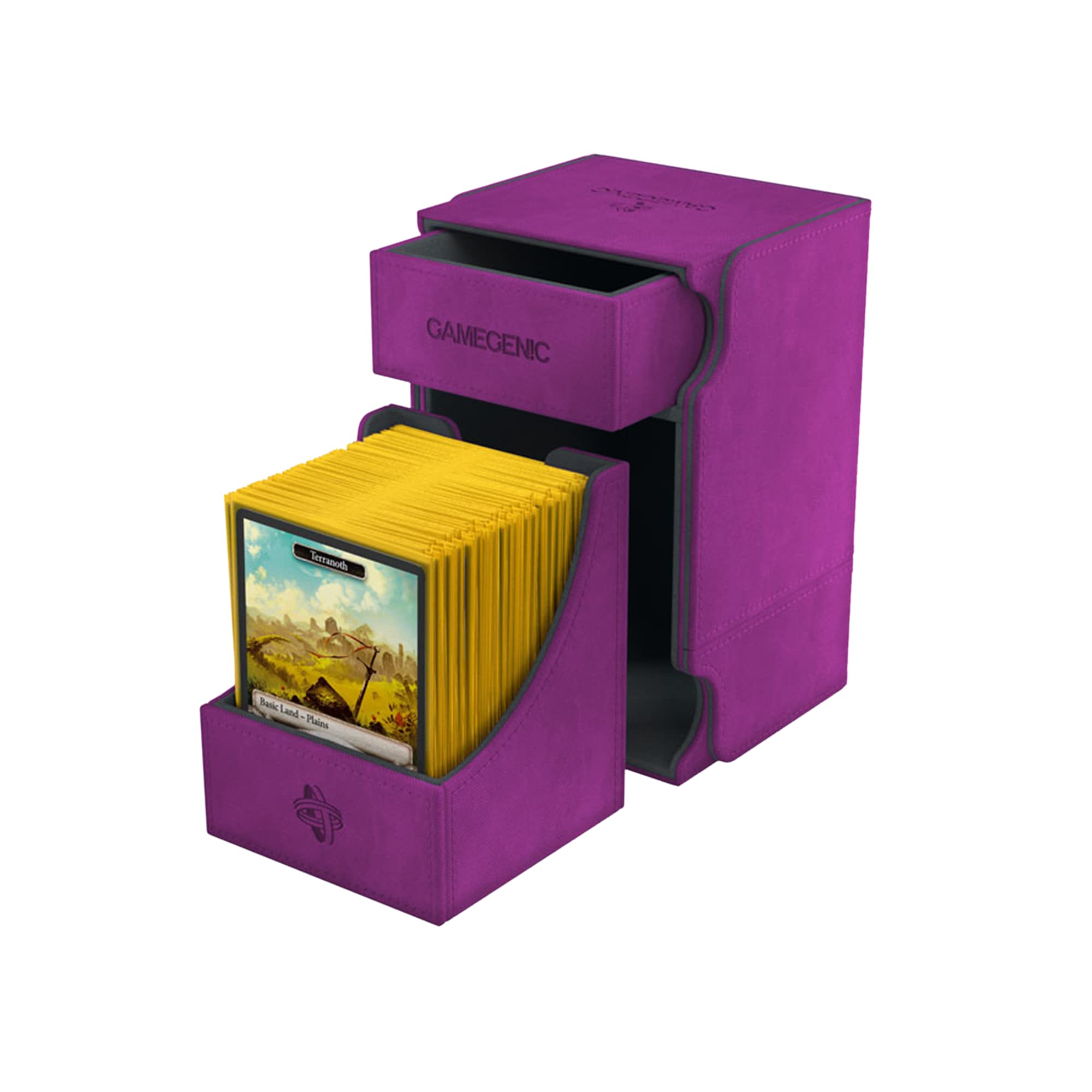 Gamegenic UNIT Watchtower 100+ XL Purple Accessory for Card and Board Games 7