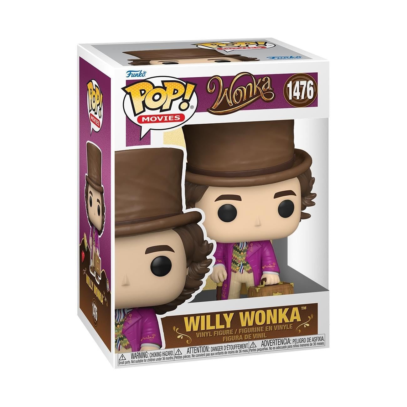 Funko Pop! Movies: Wonka - Willy Wonka Vinyl Figure (68087) 1