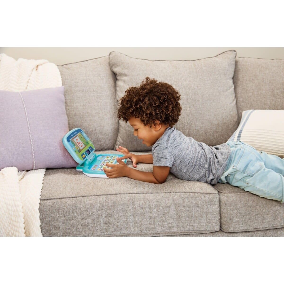 VTech Swipe & Learn Laptop - Phonics, Counting, Early Computer Skills | Ages 18-36 Months 3