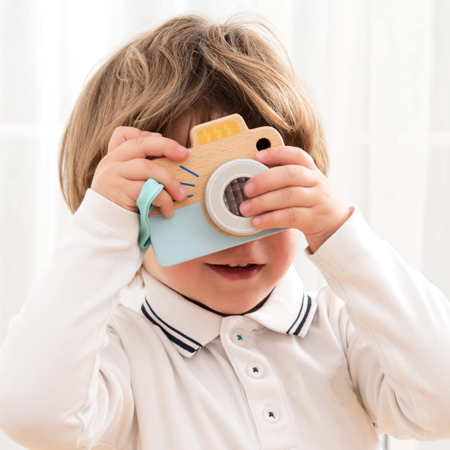 New Classic Toys Wooden Camera - Educational Color Perception Toy for Toddlers 18 Months+ 11
