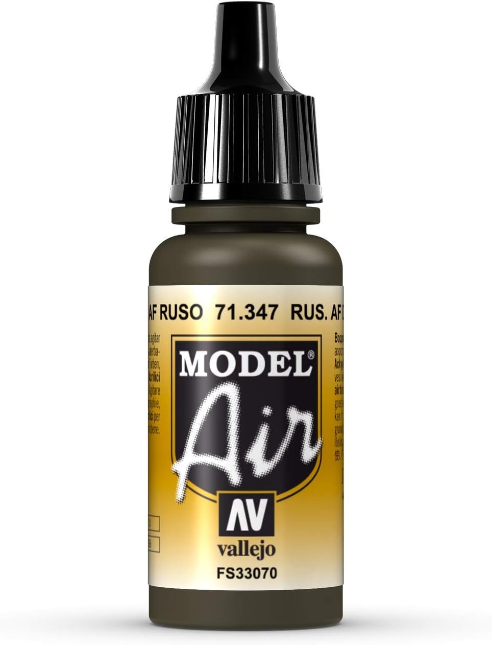 Vallejo Model Air Russian AF Dark Green Paint (VAL71347)