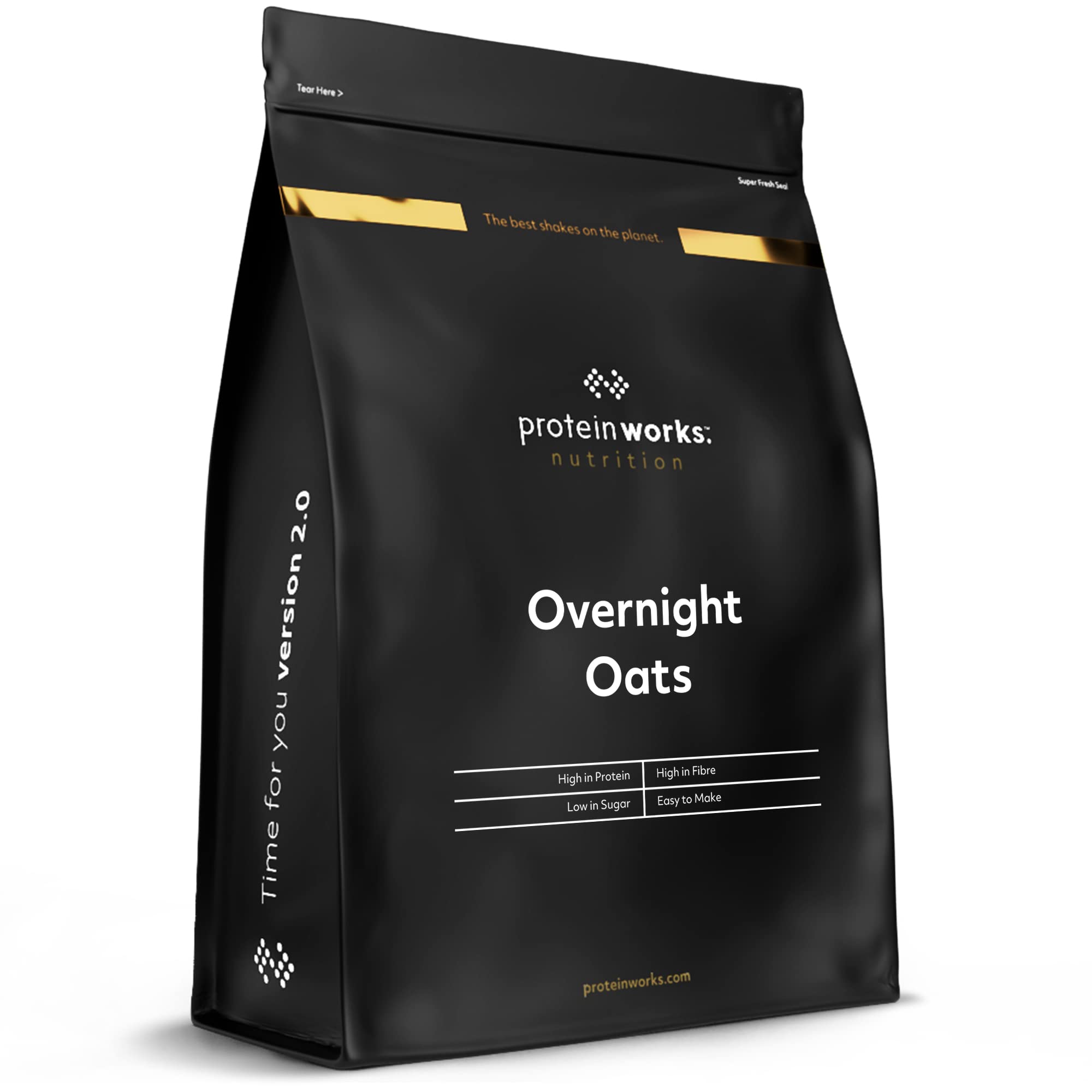 Protein Works Overnight Oats - Summer Berries High Protein Breakfast, 500 g 4