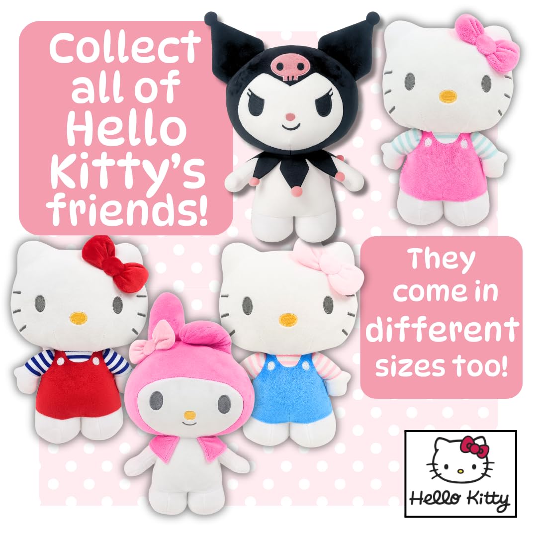 Hello Kitty Official Kuromi Plush Toy - 40 CM Large Standing Sanrio Character, Soft Cotton Stuffed Animal 11