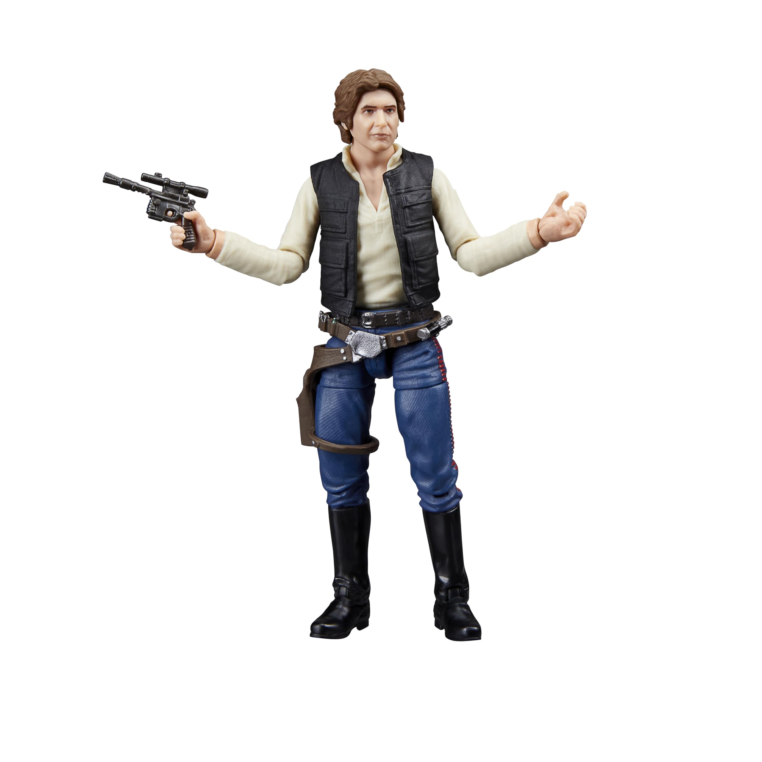 Star Wars The Vintage Collection Han Solo (A New Hope) 9.5-cm Action Figure | Kenner-Inspired Packaging