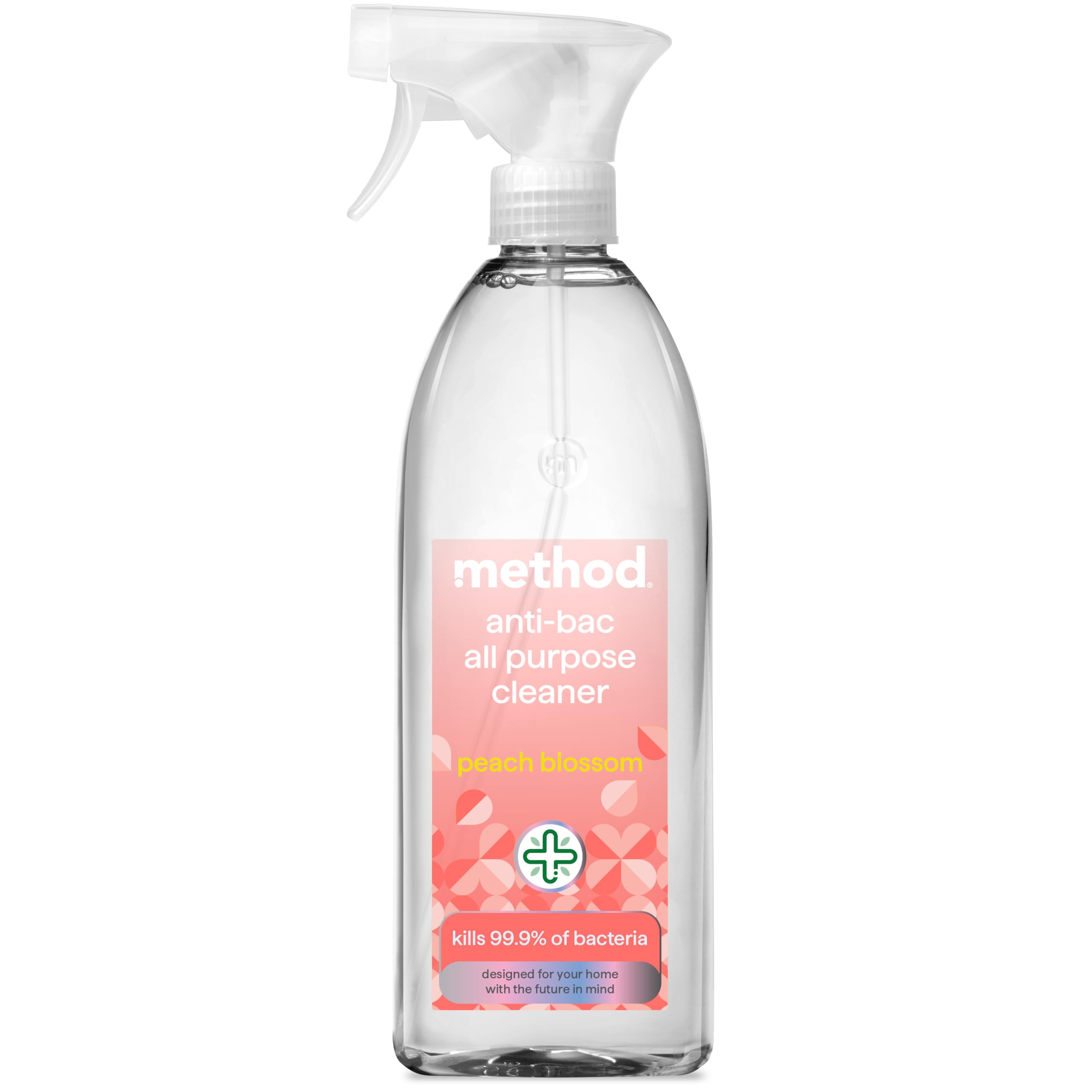 Method Antibacterial All Purpose Cleaner Spray - Kills 99.9% Bacteria | Peach Blossom Scent | 828ml 1