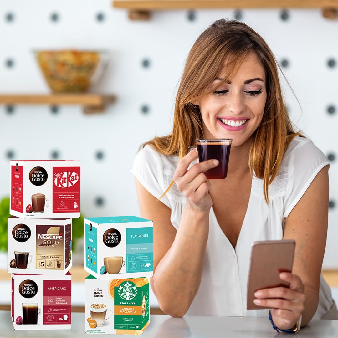 Nescafé Dolce Gusto Café Au Lait Coffee Pods - 48 Servings (3 x 16 Count Boxes) 6