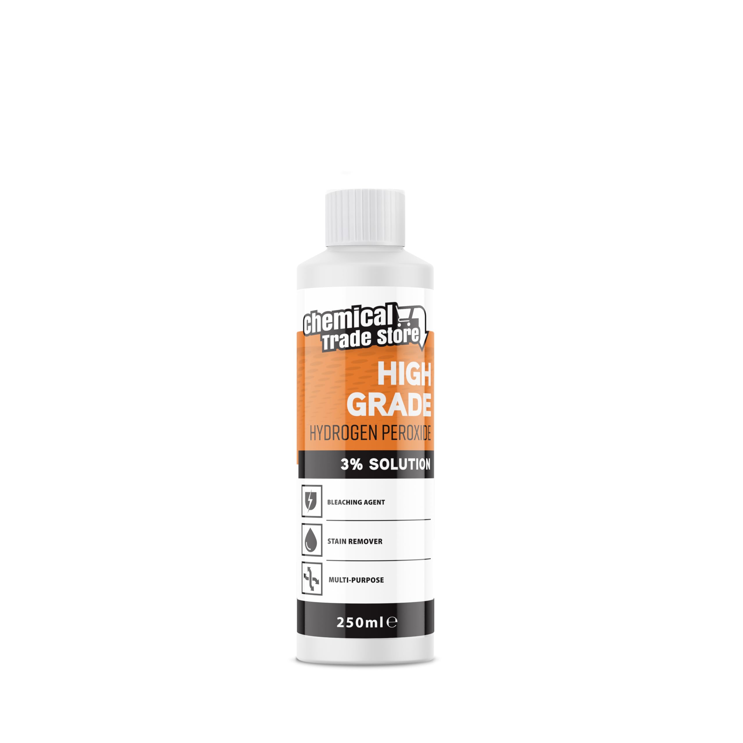 Chemical Trade Store Hydrogen Peroxide Solution 3% Multi-Purpose Cleaner | Unscented Liquid | 250 ml 1