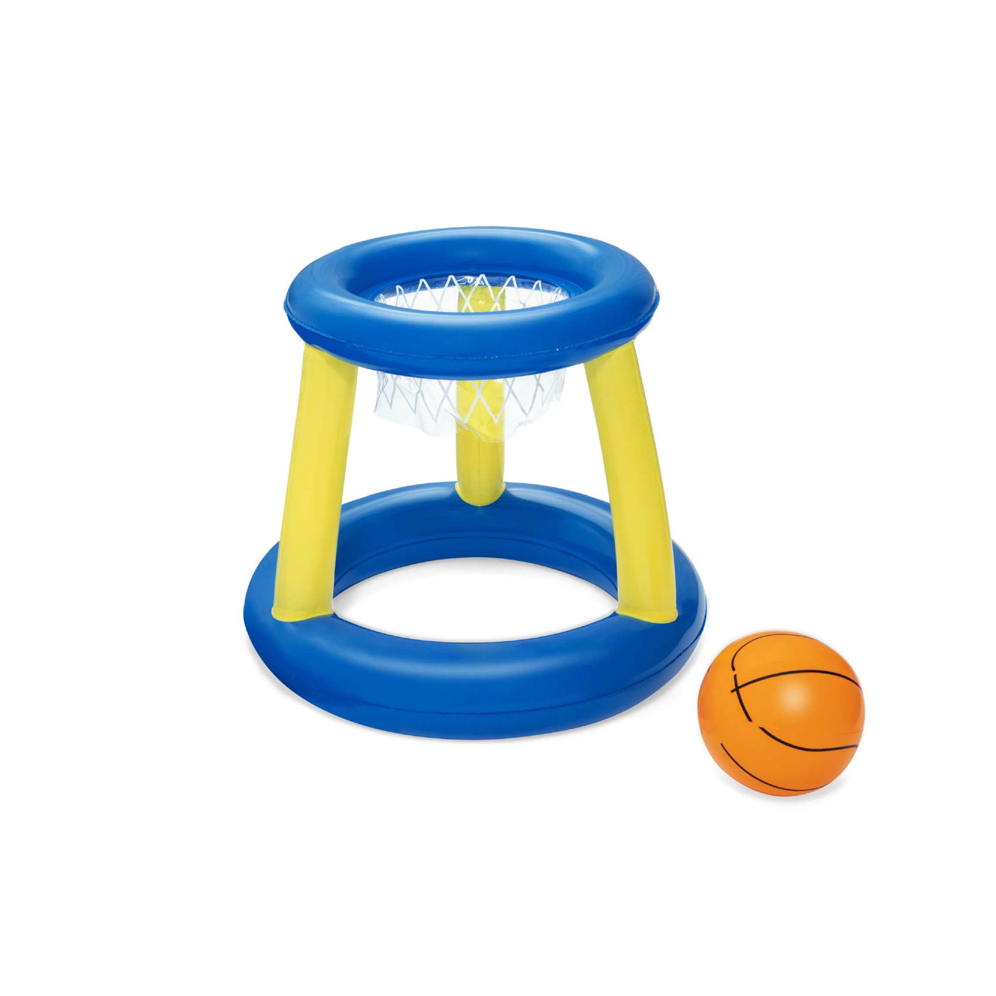 Bestway Splash N Hoop Inflatable Basketball Swimming Set | Floats on Water | Orange 1