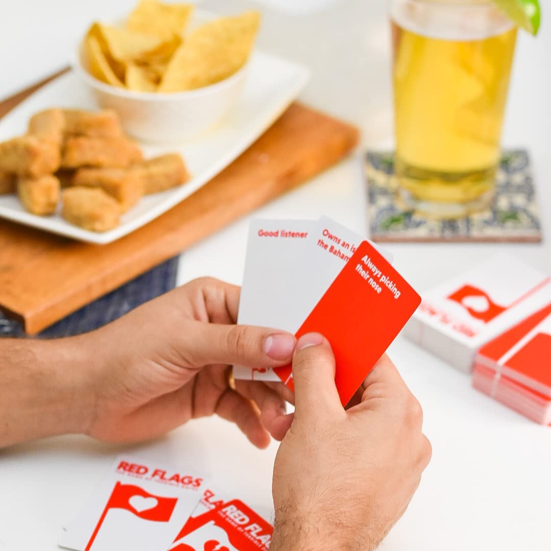 Jack Dire Studios Red Flags: The Game of Terrible Dates | Party Card Game for Adults | 3-10 Players 6