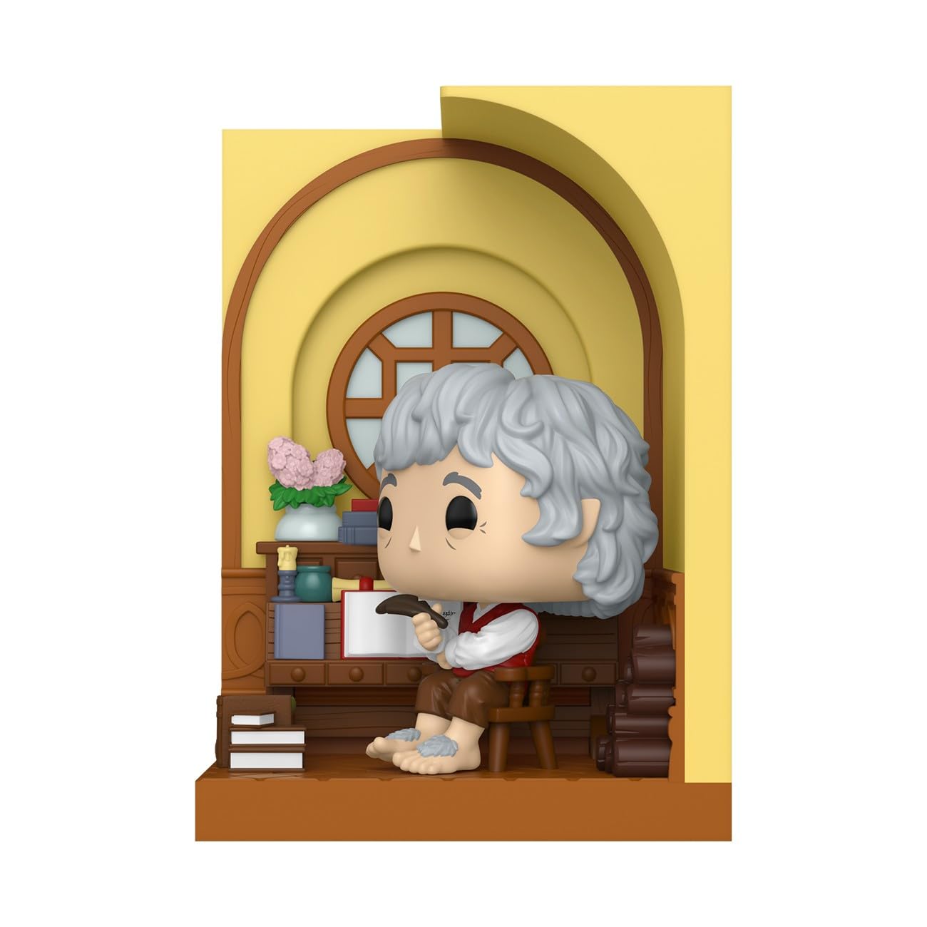 Funko POP! Lord of the Rings - Bilbo Baggins in Bag-End Chibi Figure | Vinyl | 3.75 Inches