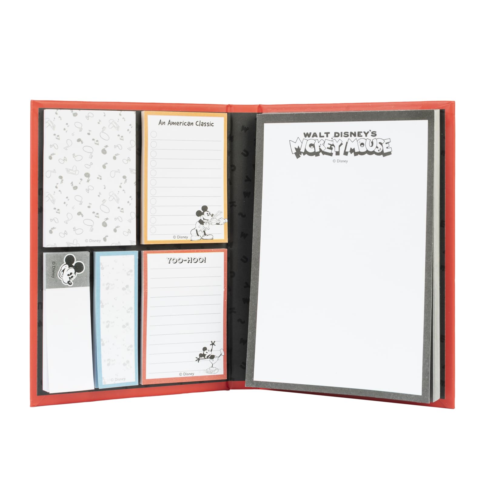 Grupo Erik Disney Mickey Mouse Self-Stick Notes Set | 6 Notepads | Official Licensed Merchandise