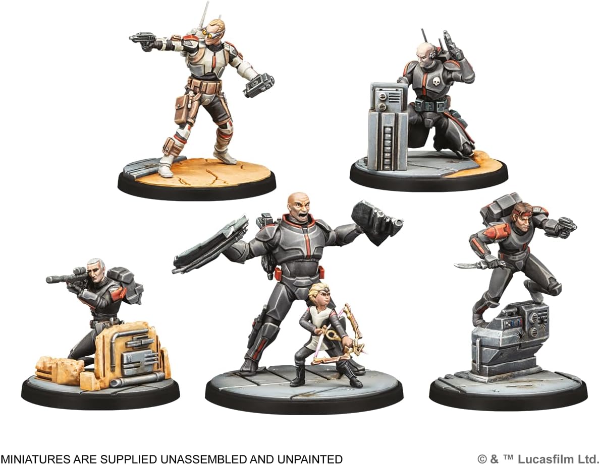 Atomic Mass Games Star Wars: Shatterpoint Clone Force 99 Squad Pack Miniatures Game 2
