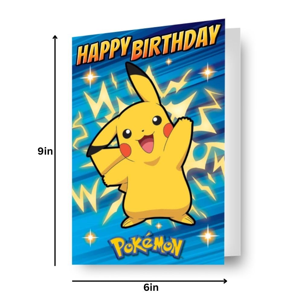 Danilo Promotions LTD Pokemon Birthday Card - 3D Lenticular Effect | 170x230mm | Unisex 2
