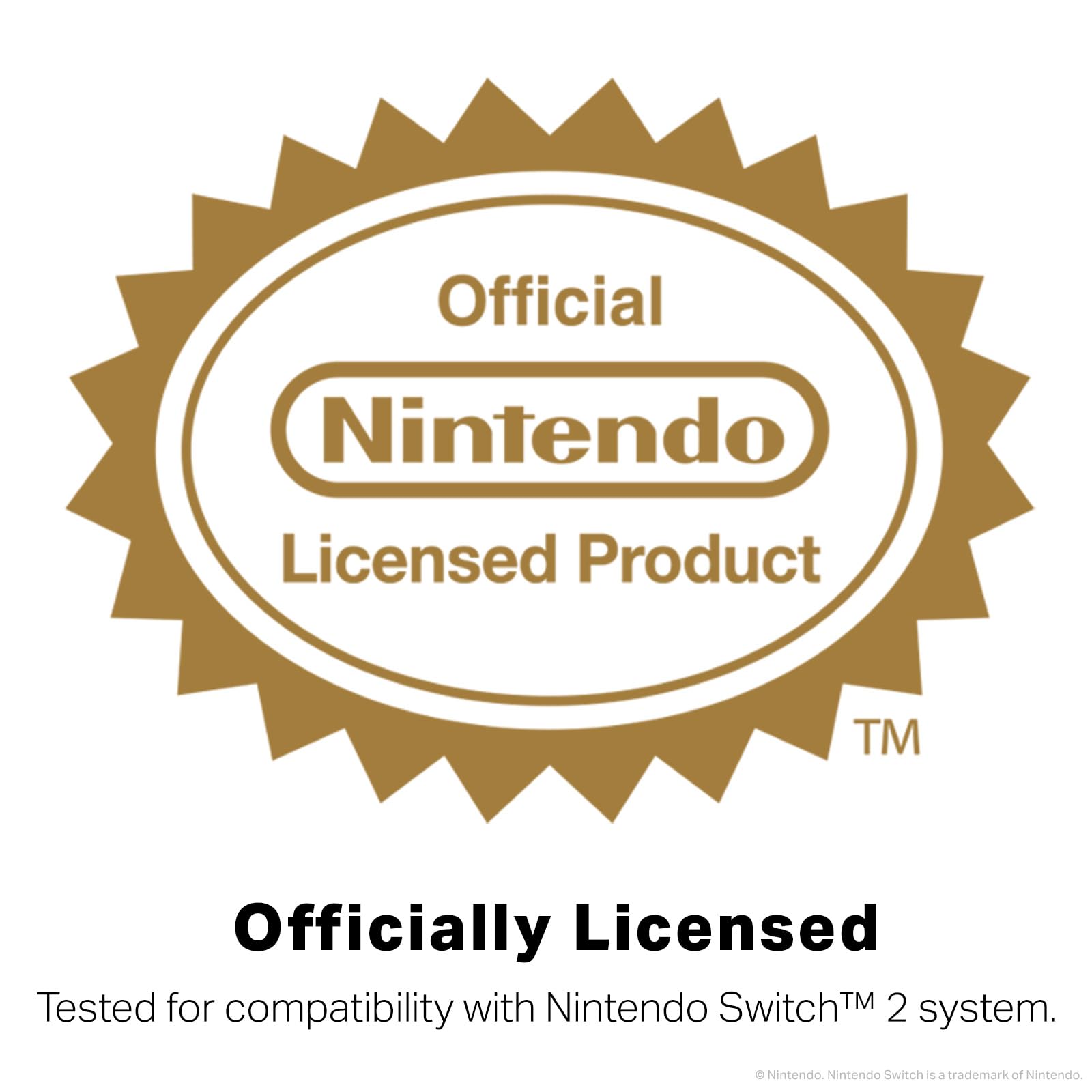 PowerA Slim Case for Nintendo Switch 2 - Grey, Officially Licensed, Holds 10 Games, Padded Screen Protector, Built-in Stand 2