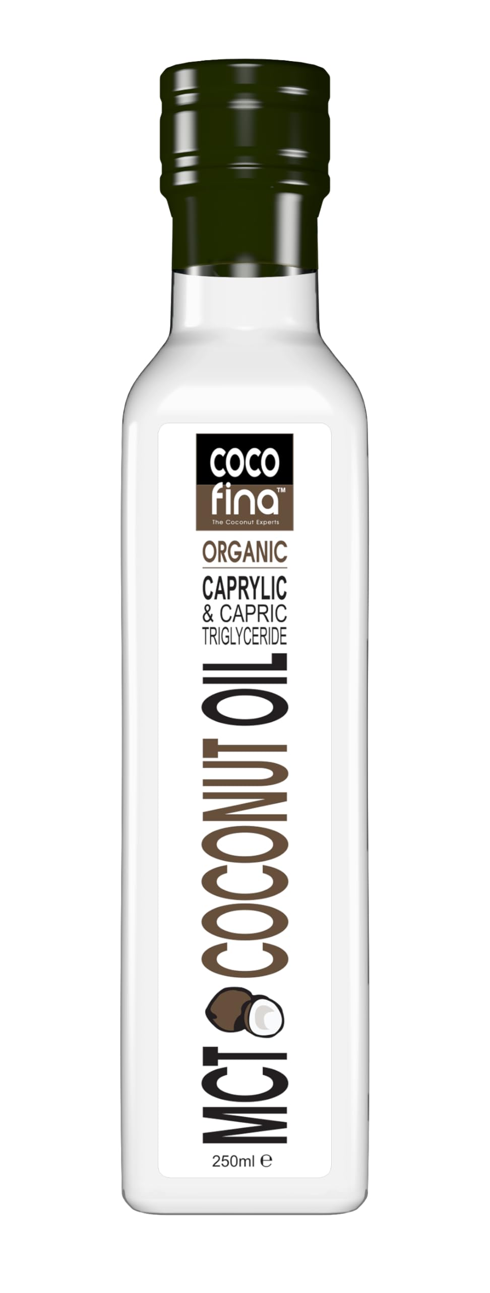 Cocofina Organic MCT Oil C8 C10 - Keto Diet & Bulletproof Coffee | 250 ml