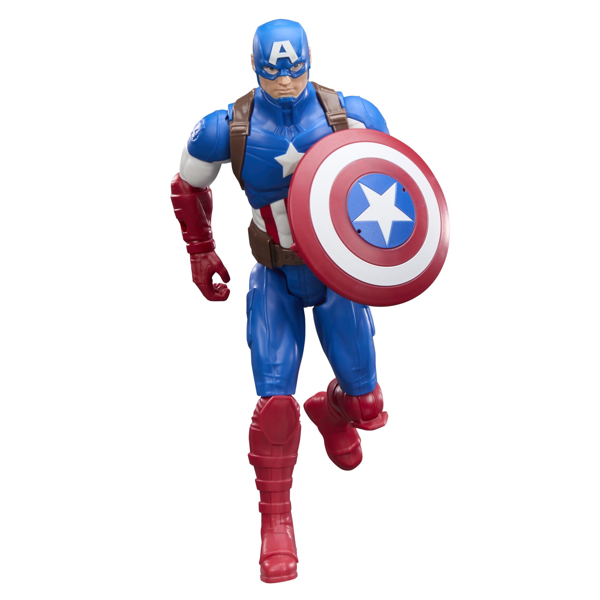 AVENGERS Titan Series Captain America Action Figure - 29.2 cm (11.5 in) | 11 Points of Articulation 3