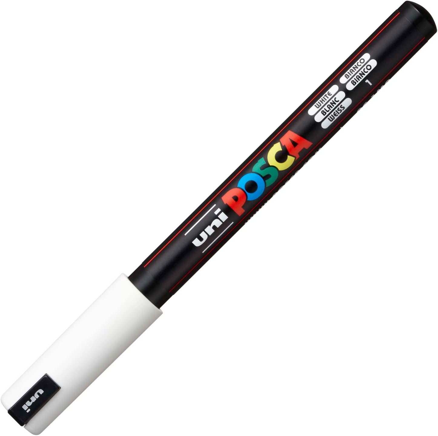 Uni-Ball Posca PC-1MR Ultra Fine Bullet Tip Marker - White 1