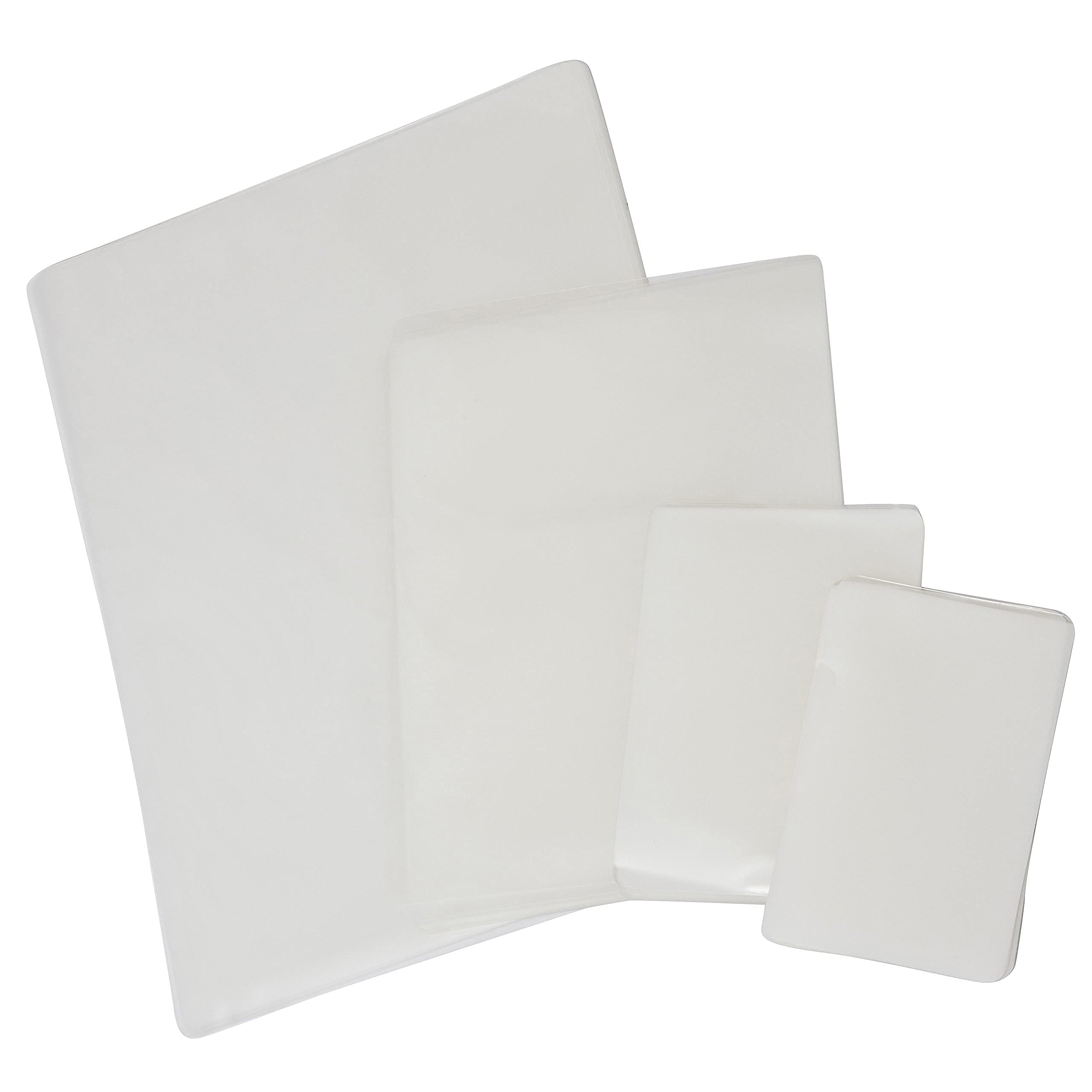deskit Laminating Pouches - 150 Microns Glossy Multipack | A5, A6, 65x95mm, 54x86mm 2
