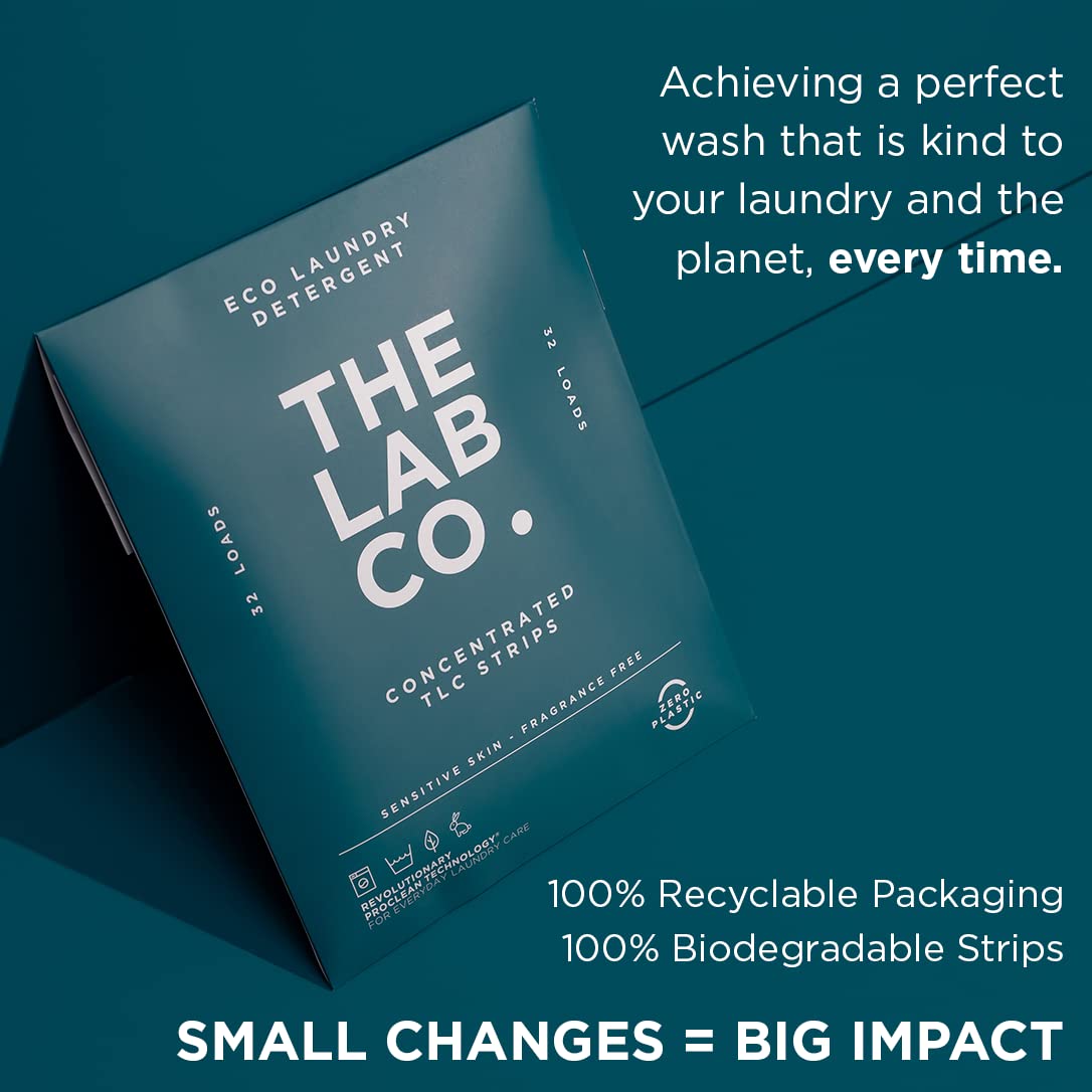 The Lab Co. - Laundry Detergent Strips (32 Loads, Fragrance Free) 6