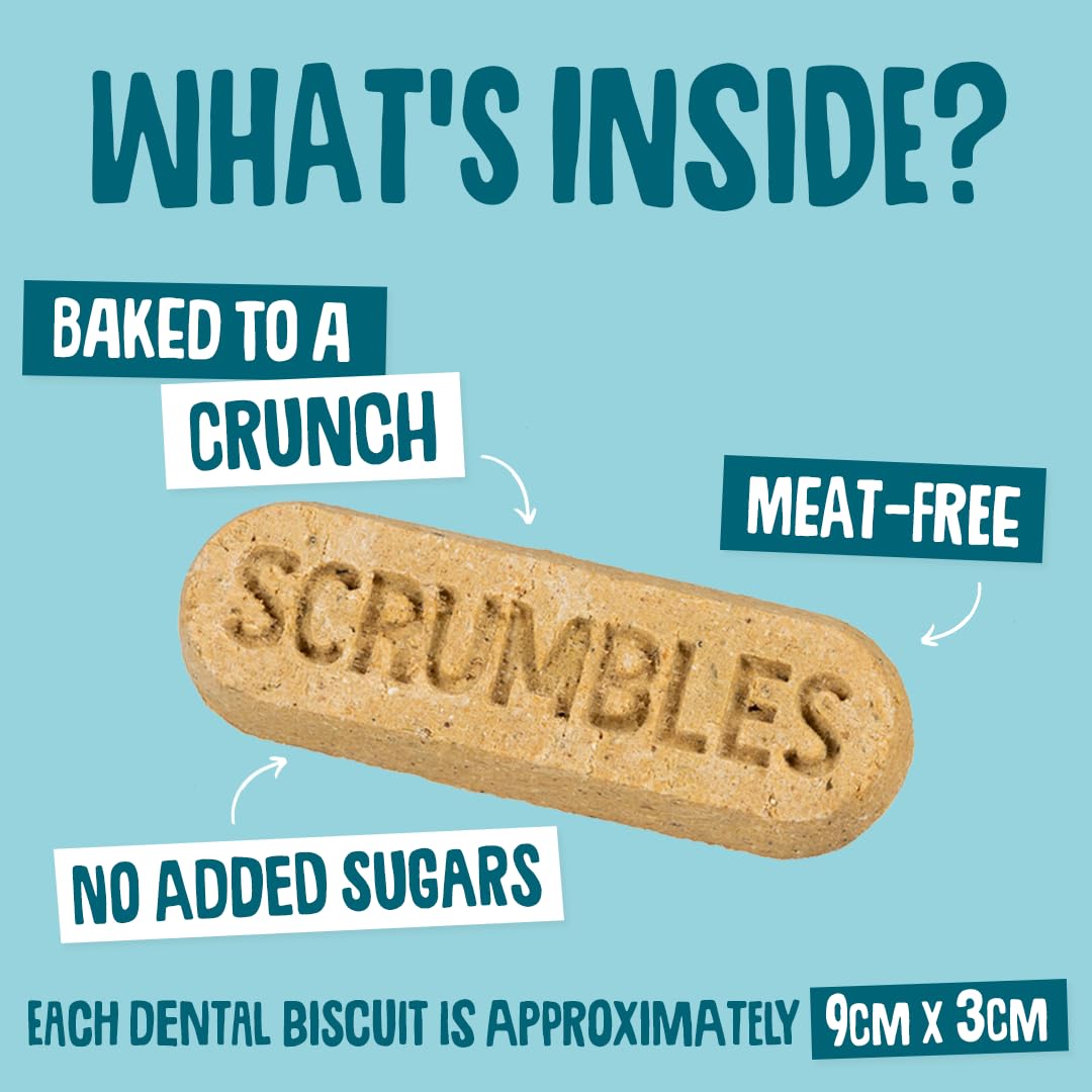 Scrumbles Gnashers Daily Dental Sticks for Dogs - Reduces Tartar by 80% | Grain Free Veggie | 7 Sticks 4