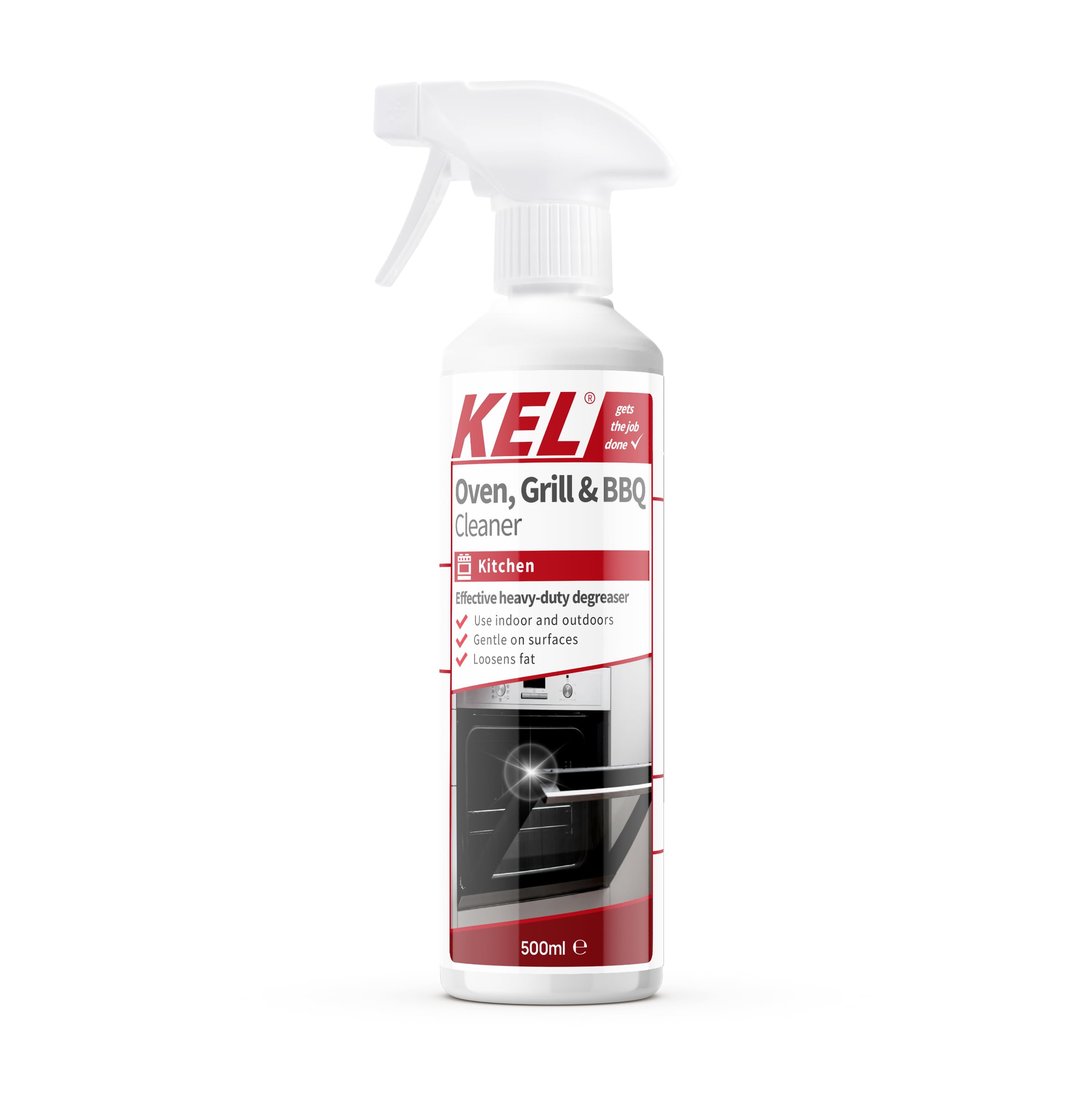KEL Oven, Grill & BBQ Cleaner Spray - Heavy-Duty Degreaser for Ovens & Grills | 500ml 1