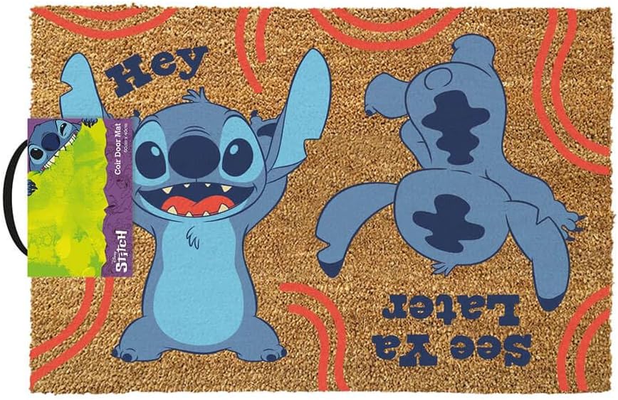 Pyramid International Disney Lilo and Stitch Hey/See Ya Later Inside Outside Doormat (Multi-Colored)