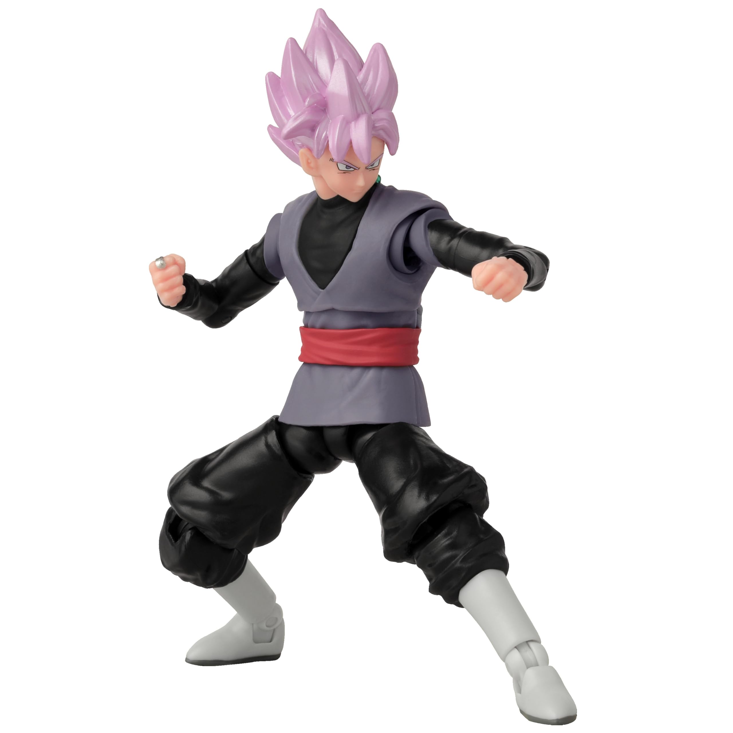 BANDAI Dragon Ball Evolve Super Saiyan Rose Goku Black Action Figure | 5 Inches | 27+ Points of Articulation 3