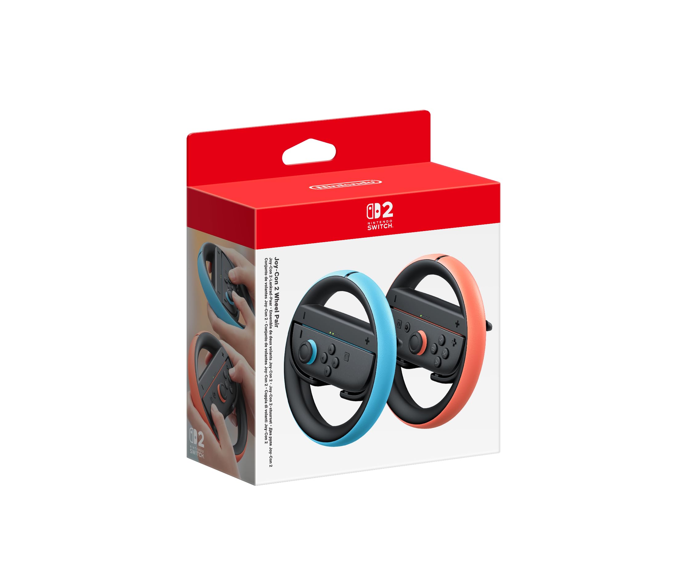 Nintendo Joy-Con 2 Wheel Pair - Realistic Control for Racing Games [Nintendo Switch] 1