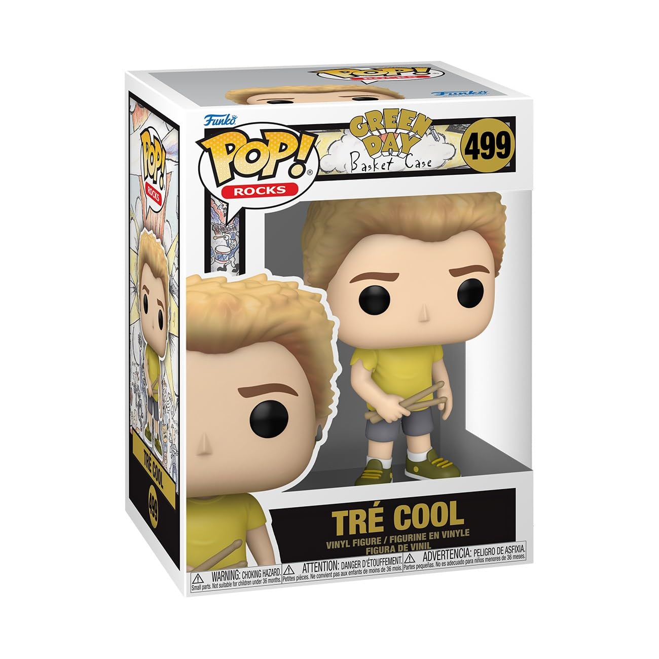 Funko POP! Rocks: Green Day - Tre Cool Collectable Vinyl Figure | 3.75 Inches